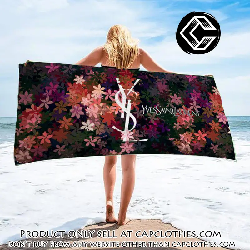 Yves saint laurent beach towel luxury brand hot trending summer  bt00298 cc5658698